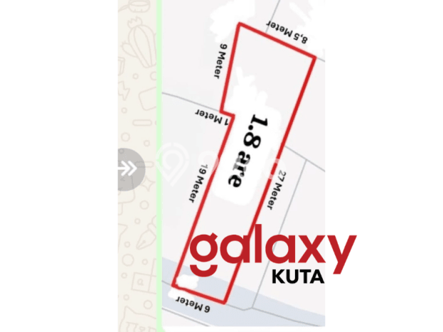 Tanah Dijual Area Strategis di Kerobokan Badung 180m2 Tanah Dijual Area Strategis di Kerobokan Badung 180m2