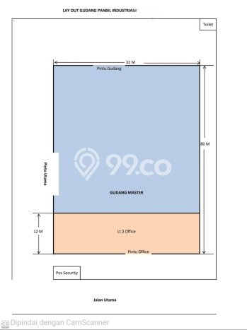 Unit Gudang Dijual di Batam LT 4650m2 & LB 2176m2 Unit Gudang Dijual di Batam LT 4650m2 & LB 2176m2