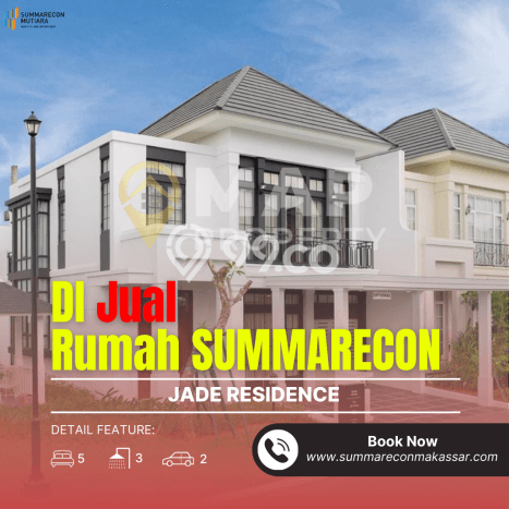 Hunian Eksklusif Siap Huni LT 180m2 di Biring Kanaya, Makassar Hunian Eksklusif Siap Huni LT 180m2 di Biring Kanaya, Makassar