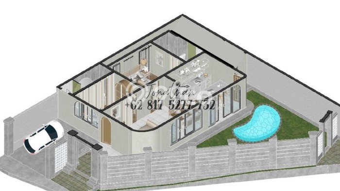 Vila Potensial di , Ukuran 180m2m², Area Nyaman untuk Anda Vila Potensial di , Ukuran 180m2m², Area Nyaman untuk Anda