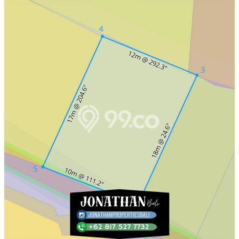 Tanah Kawasan Cemagi, Luas 213m², Lokasi Strategis, Kawasan Nyaman Tanah Kawasan Cemagi, Luas 213m², Lokasi Strategis, Kawasan Nyaman
