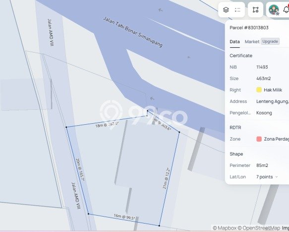 Dijual Tanah Lokasi Tb Simatupang, Jakarta Selatan Seluas 463m2 Dijual Tanah Lokasi Tb Simatupang, Jakarta Selatan Seluas 463m2