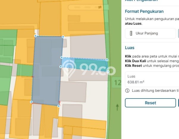 Lahan untuk Dijual di Ciputat Timur Tangerang Selatan Luas 600m2 Lahan untuk Dijual di Ciputat Timur Tangerang Selatan Luas 600m2