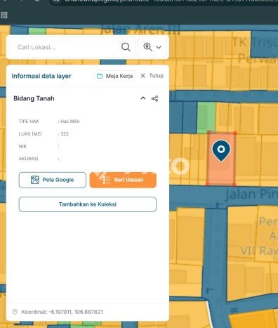 Tanah Kavling Dijual di Rawamangun, Jakarta Timur dengan Luas Tanah 322m2 Tanah Kavling Dijual di Rawamangun, Jakarta Timur dengan Luas Tanah 322m2