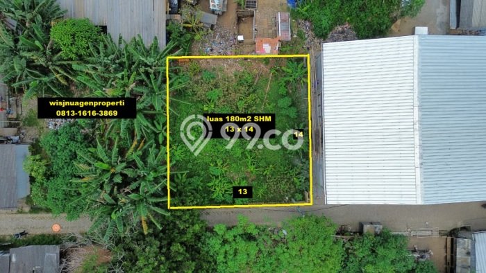 Kavling Tanah Dijual di Tigaraksa Tangerang Spesifikasi 180m2 Kavling Tanah Dijual di Tigaraksa Tangerang Spesifikasi 180m2