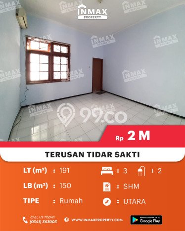 Rumah Modern Minimalis 3 Kamar Siap Huni di Sukun Rumah Modern Minimalis 3 Kamar Siap Huni di Sukun