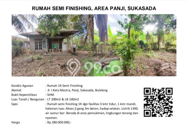 Rumah Budget Favorit Siap Huni di Sukasada LT 200m2 Rumah Budget Favorit Siap Huni di Sukasada LT 200m2