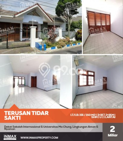 Rumah Modern Minimalis 3 Kamar Siap Huni di Sukun Rumah Modern Minimalis 3 Kamar Siap Huni di Sukun