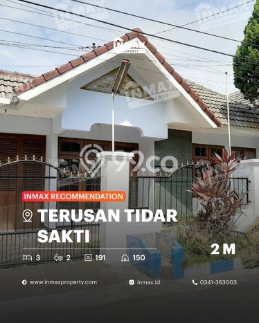 Rumah Modern Minimalis 3 Kamar Siap Huni di Sukun Rumah Modern Minimalis 3 Kamar Siap Huni di Sukun