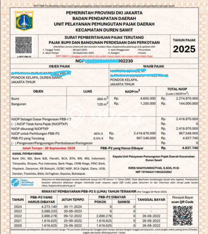 Tanah Kavling Dijual di Jakarta Timur dengan Spesifikasi 436m2 Tanah Kavling Dijual di Jakarta Timur dengan Spesifikasi 436m2