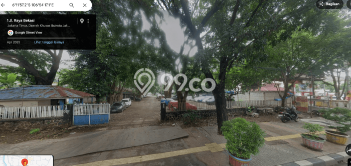 Lahan untuk Dijual di Jatinegara Jakarta Timur Luas 55630m2 Lahan untuk Dijual di Jatinegara Jakarta Timur Luas 55630m2