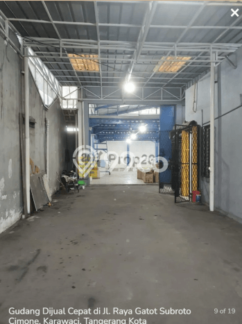 Gudang Dijual di Karawaci Tangerang dengan LB 572m2 Gudang Dijual di Karawaci Tangerang dengan LB 572m2