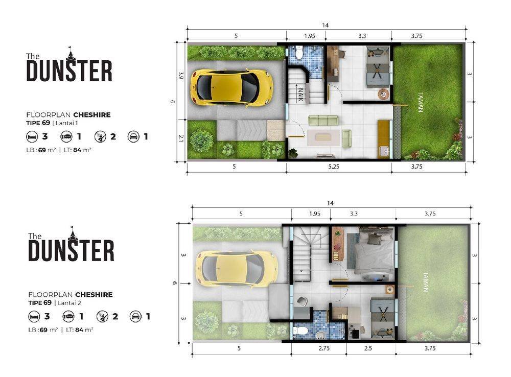 1440 x 500 px Tipe 69 Cheshire Deret Floorplan.jpg 1440 x 500 px Tipe 69 Cheshire Deret Floorplan.jpg
