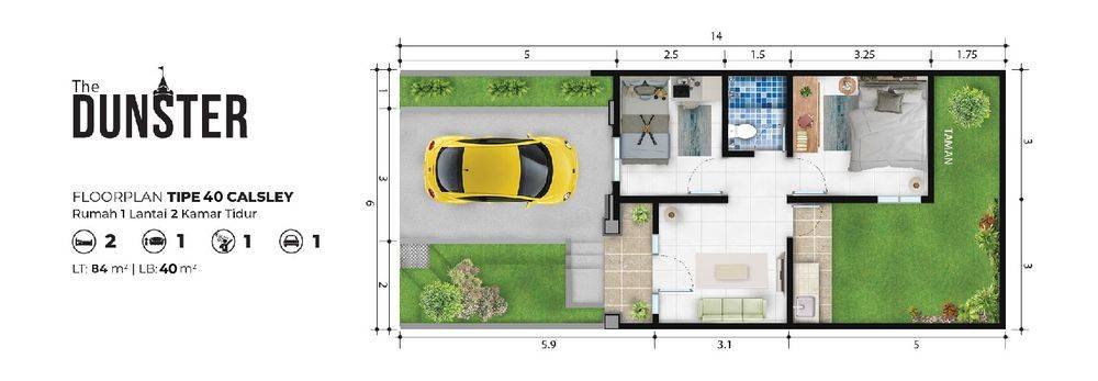 1440 x 500 px Tipe 40 Calsley Deret Floorplan.jpg 1440 x 500 px Tipe 40 Calsley Deret Floorplan.jpg