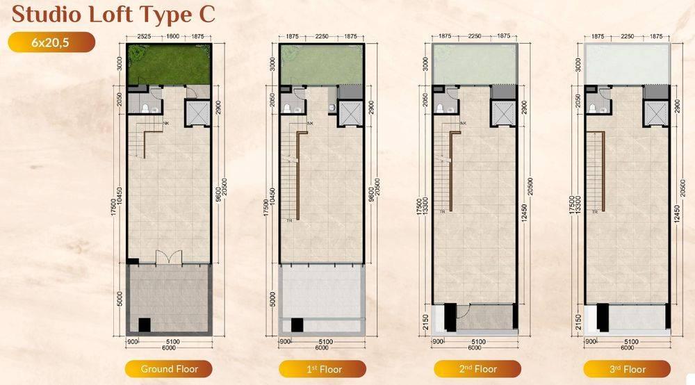 Studio Loft Type C1 Studio Loft Type C1
