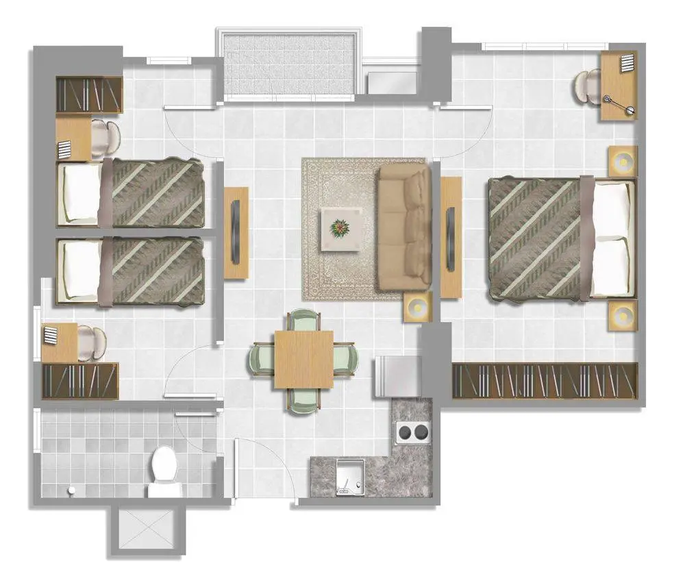 Tipe 3 Bedroom Tipe 3 Bedroom