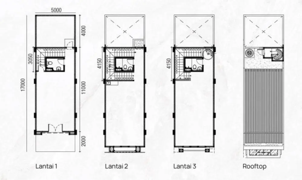 Bukit Avenue 5x17, 3 Lantai Bukit Avenue 5x17, 3 Lantai