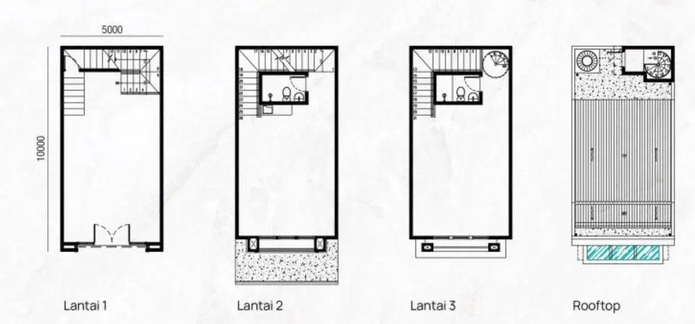 Bukit Boulevard 5x10, 3 Lantai Bukit Boulevard 5x10, 3 Lantai