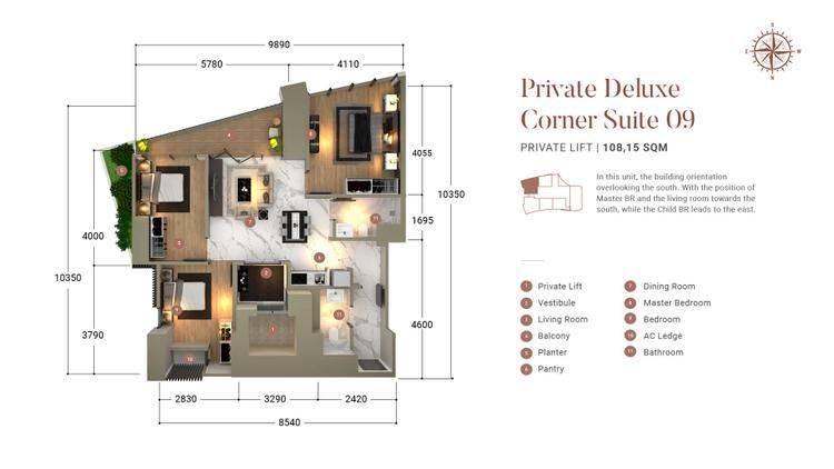 Private Deluxe Corner Suite 09 Private Deluxe Corner Suite 09
