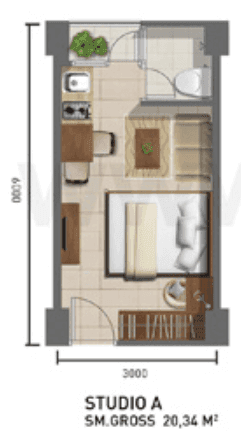 Apartemen Bassura City facade Apartemen Bassura City facade