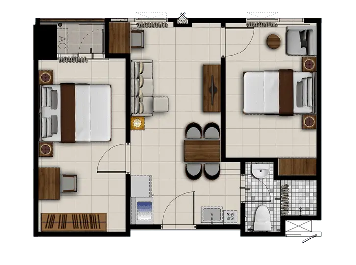 Tipe 2BR Tipe 2BR