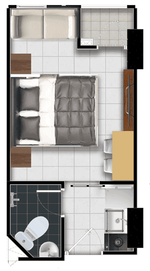 1 BR 1 BR