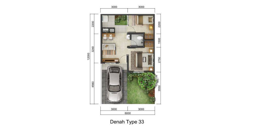 Cluster Fortune Garden Graha Raya Tipe Garbera - depan Cluster Fortune Garden Graha Raya Tipe Garbera - depan