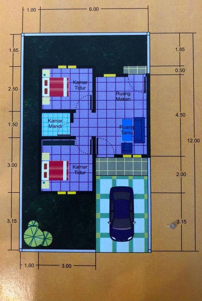 Gemini Point Housing Tipe 36 standart (subsidi) - view 1 Gemini Point Housing Tipe 36 standart (subsidi) - view 1