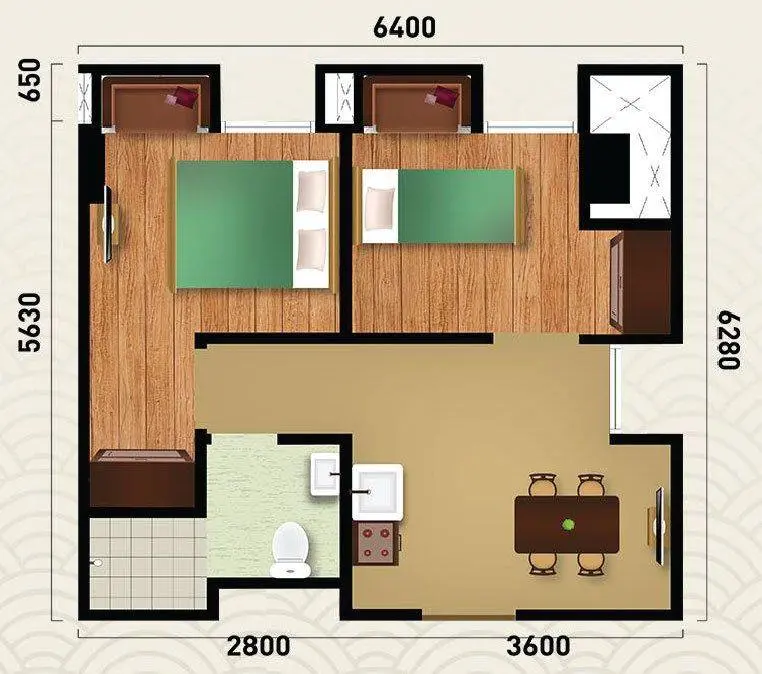 2 Bedroom C 2 Bedroom C