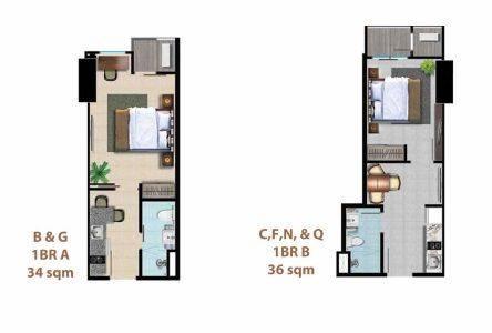 1 BR 1 BR