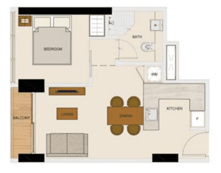 1 BR B 1 BR B
