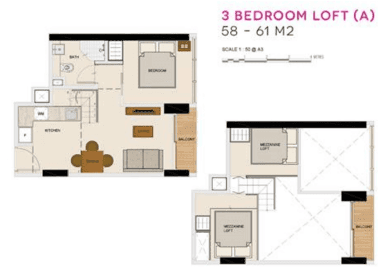 3 BR Loft 3 BR Loft