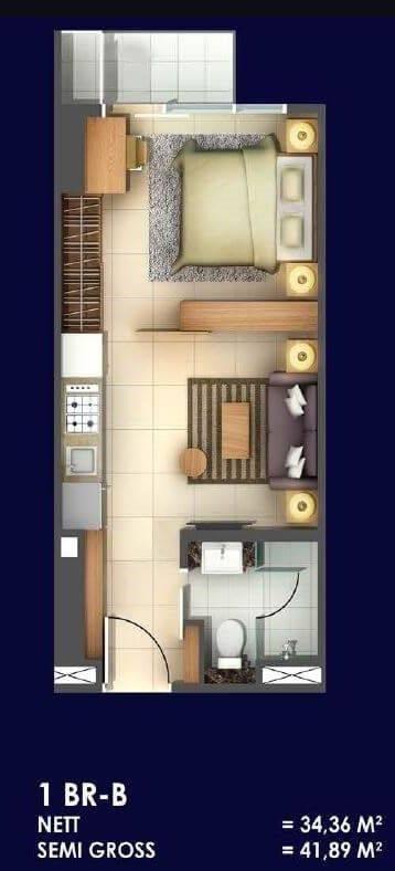 1 BR B 1 BR B