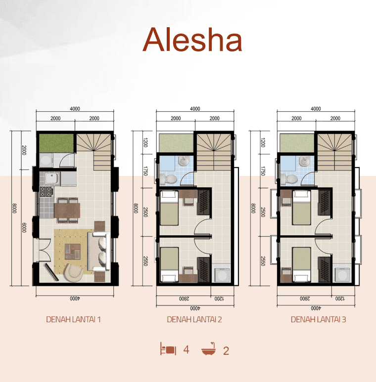 Block 4 Bed Block 4 Bed