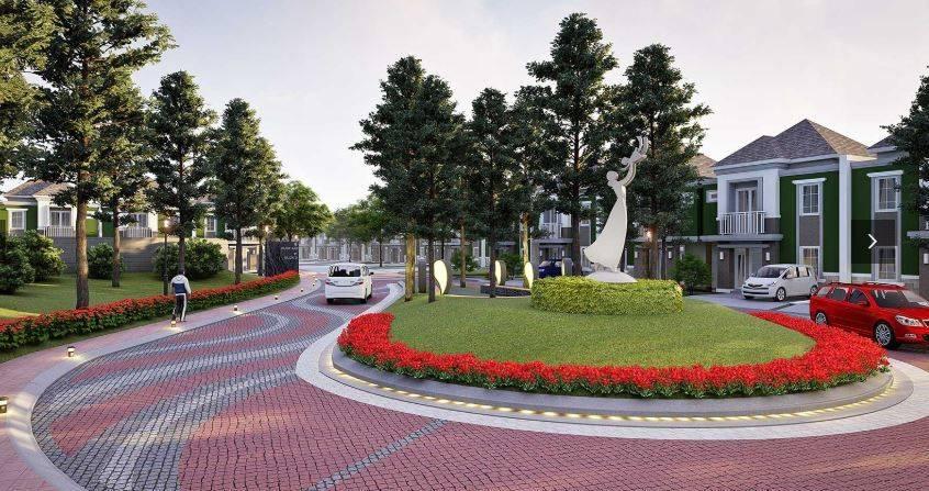 The Savia Park BSD City entrance out