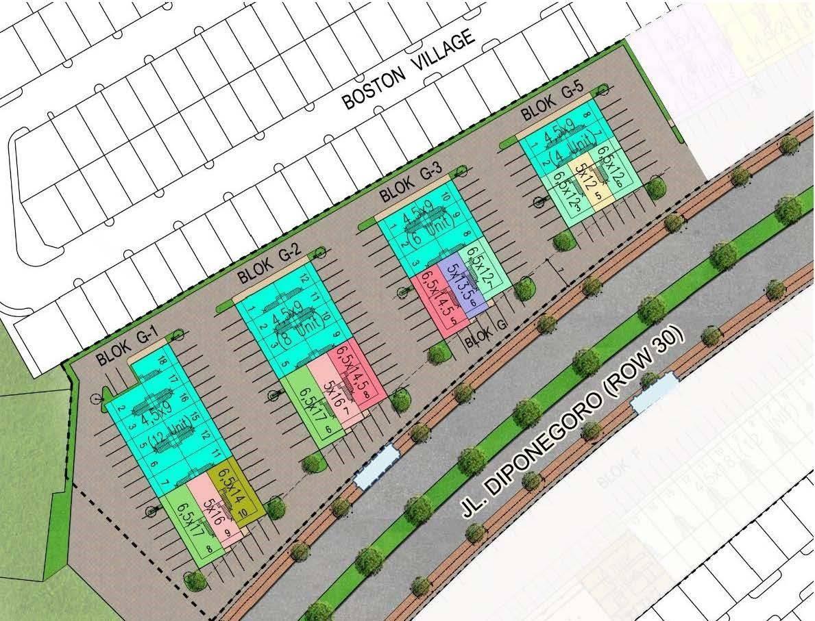 Siteplan Ruko Aniva Grande Gading Serpong