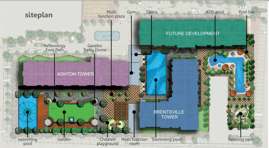 Apartemen Vida View masterplan