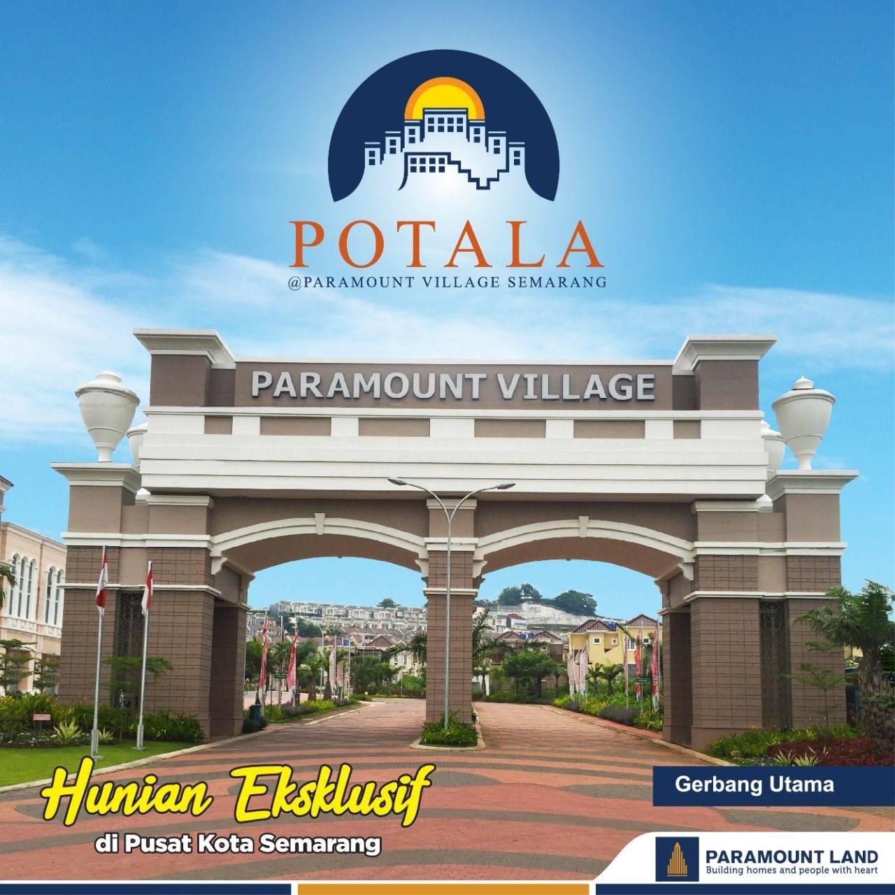 potala semarang paramount village gerbang utama