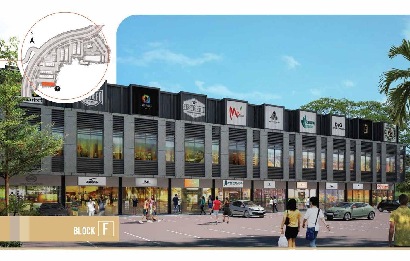 ruko west park bsd city - Blok F