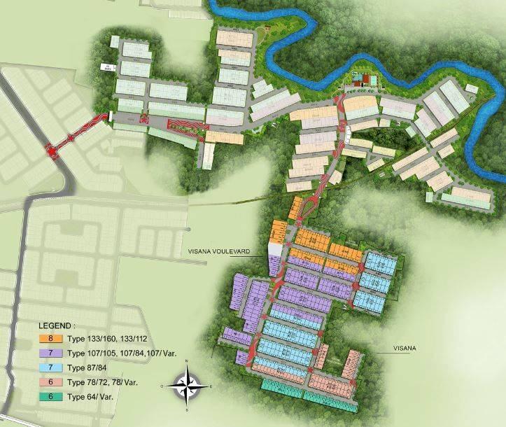 The Savia Park BSD City siteplan