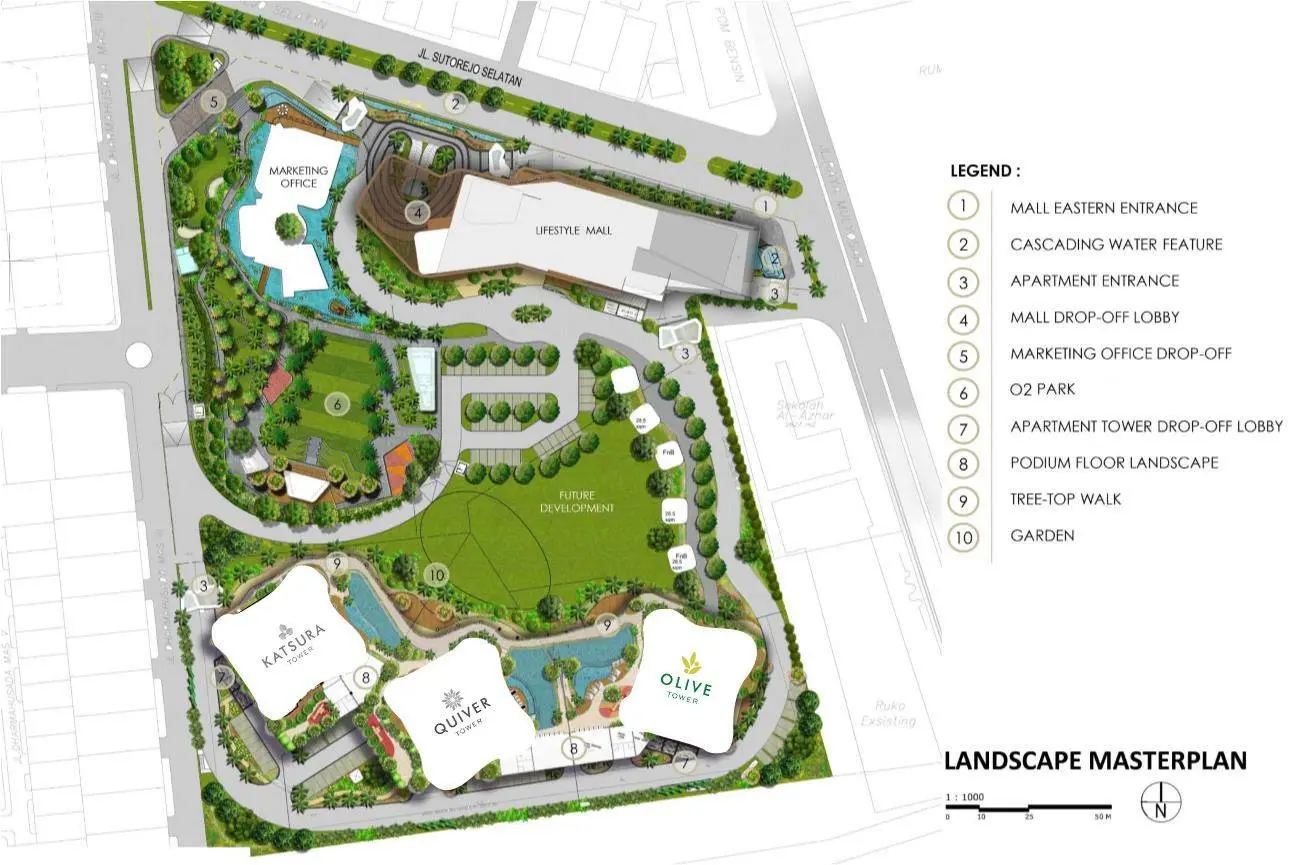 Grand Dharmahusada Lagoon master plan
