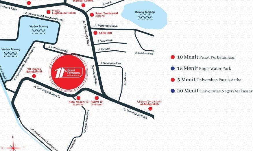 Bumi Pratama Residence lokasi