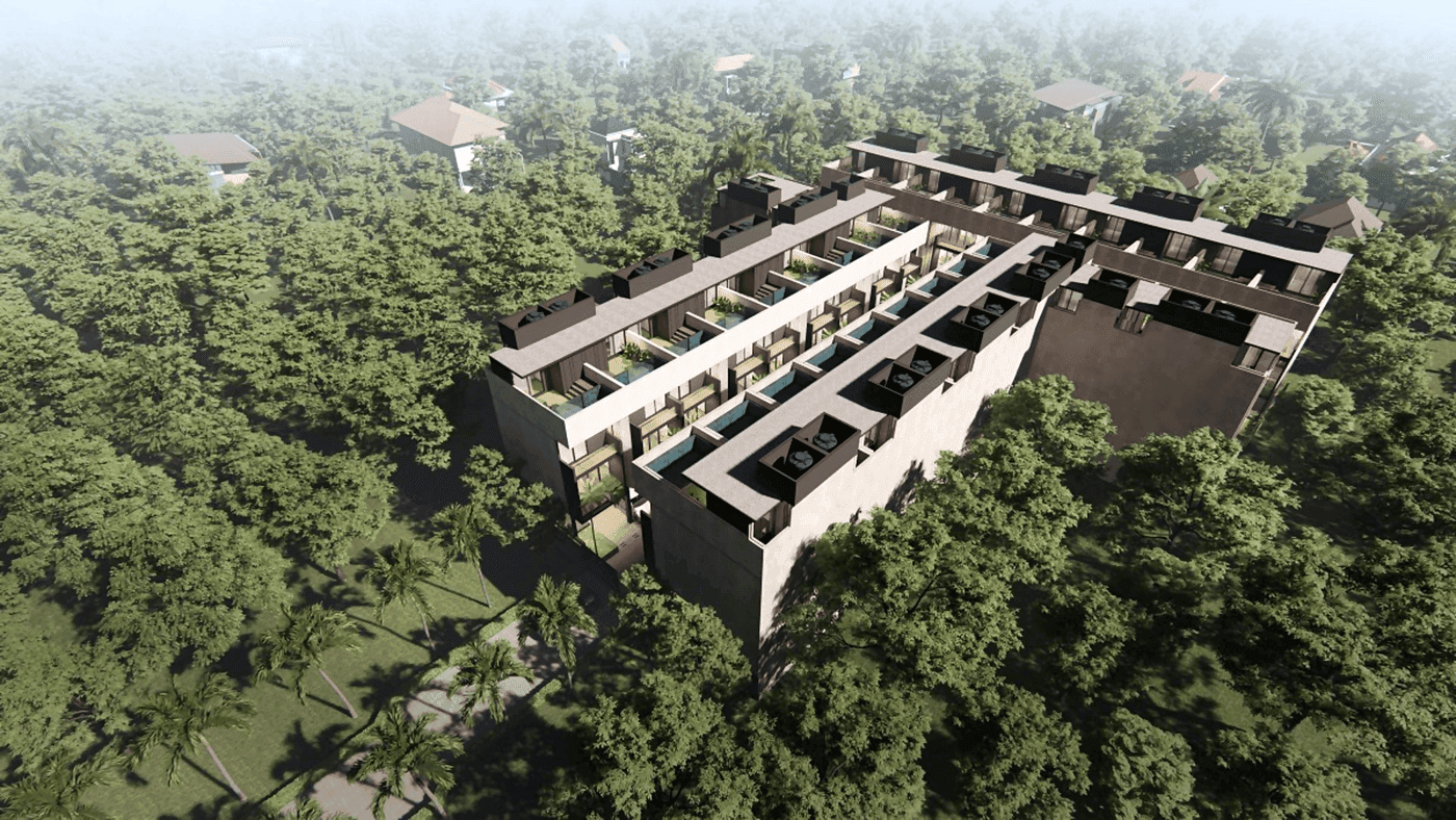 Permata Hijau Mansion view atas