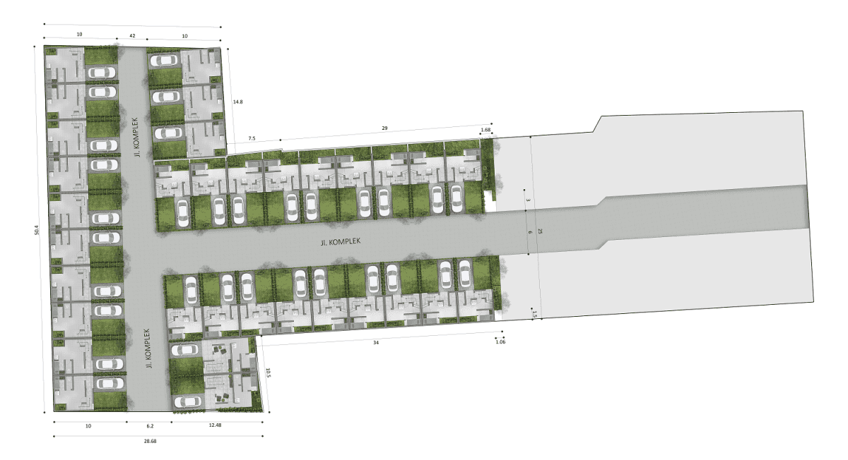 Site Plan Permata Hijau Mansion