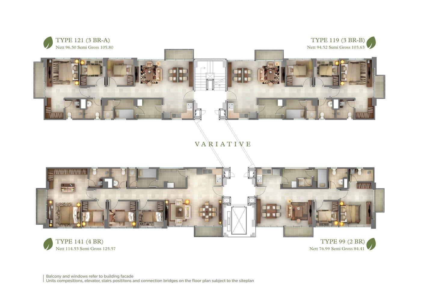 Site Plan Rainbow Springs Condovillas