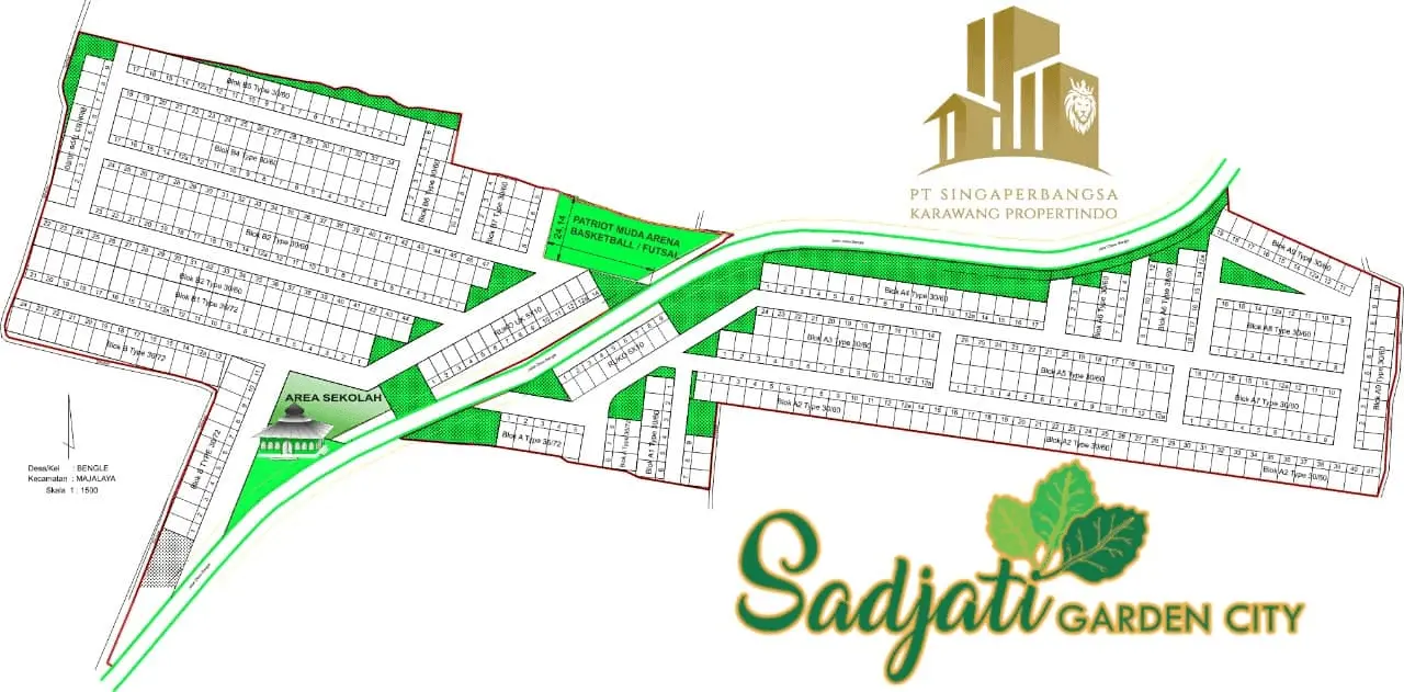 Site Plan Sadjati Garden City