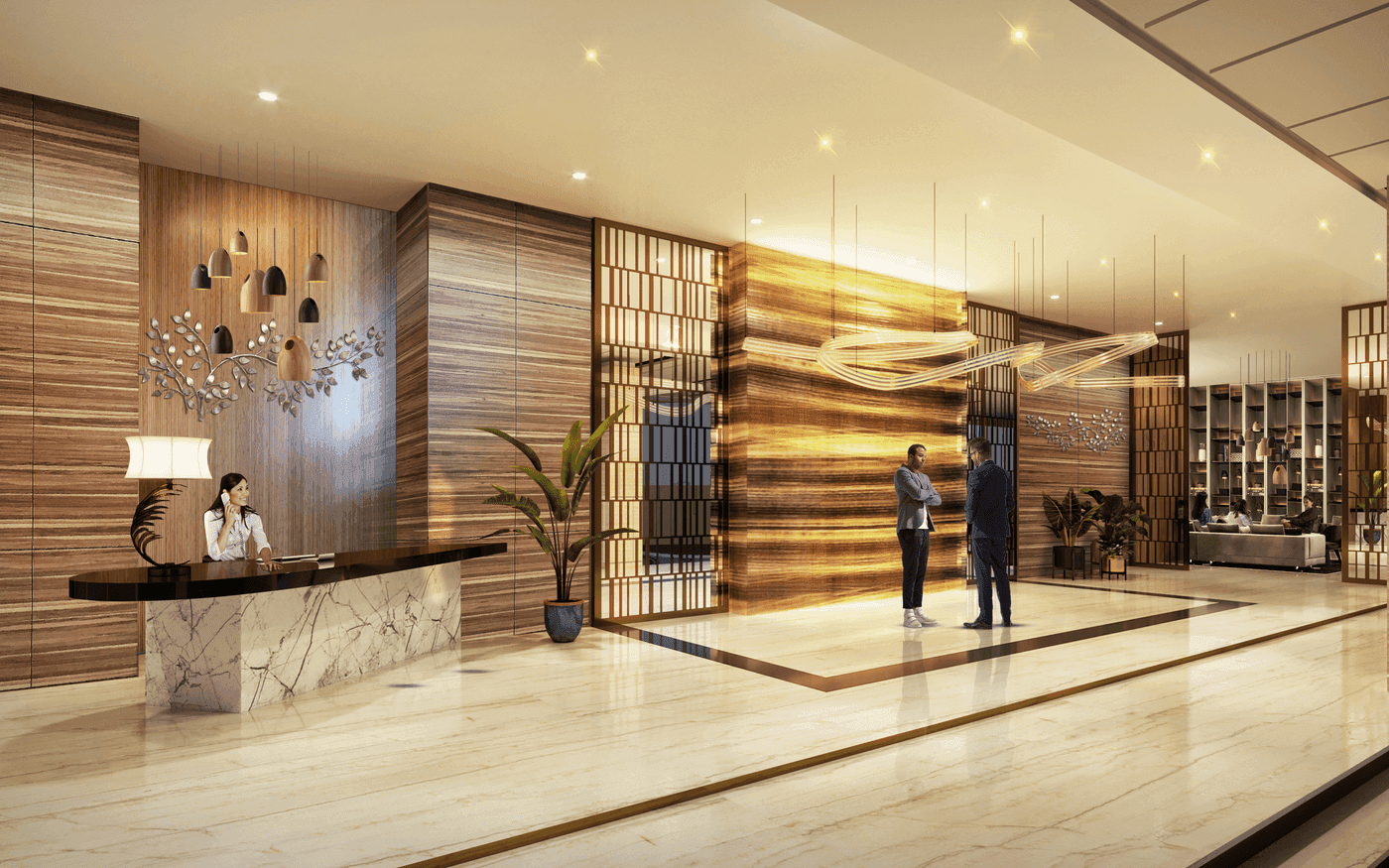 Grand Madison Apartment Lobby