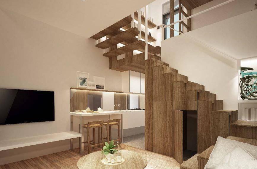 Fleekhauz BSD City interior ruang tamu