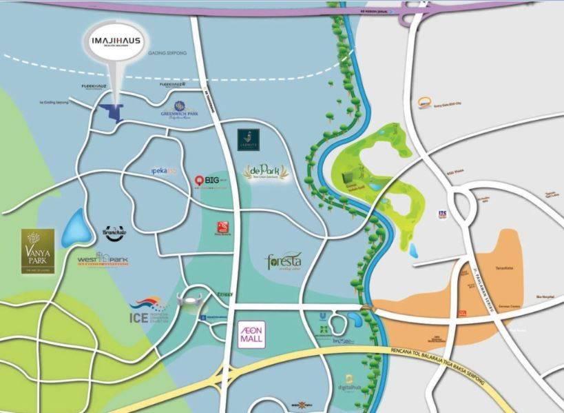 Imajihaus BSD City denah