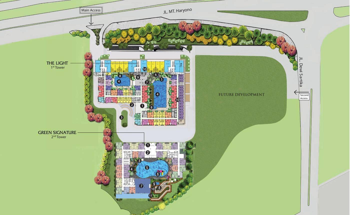 Signature Park Grande siteplan